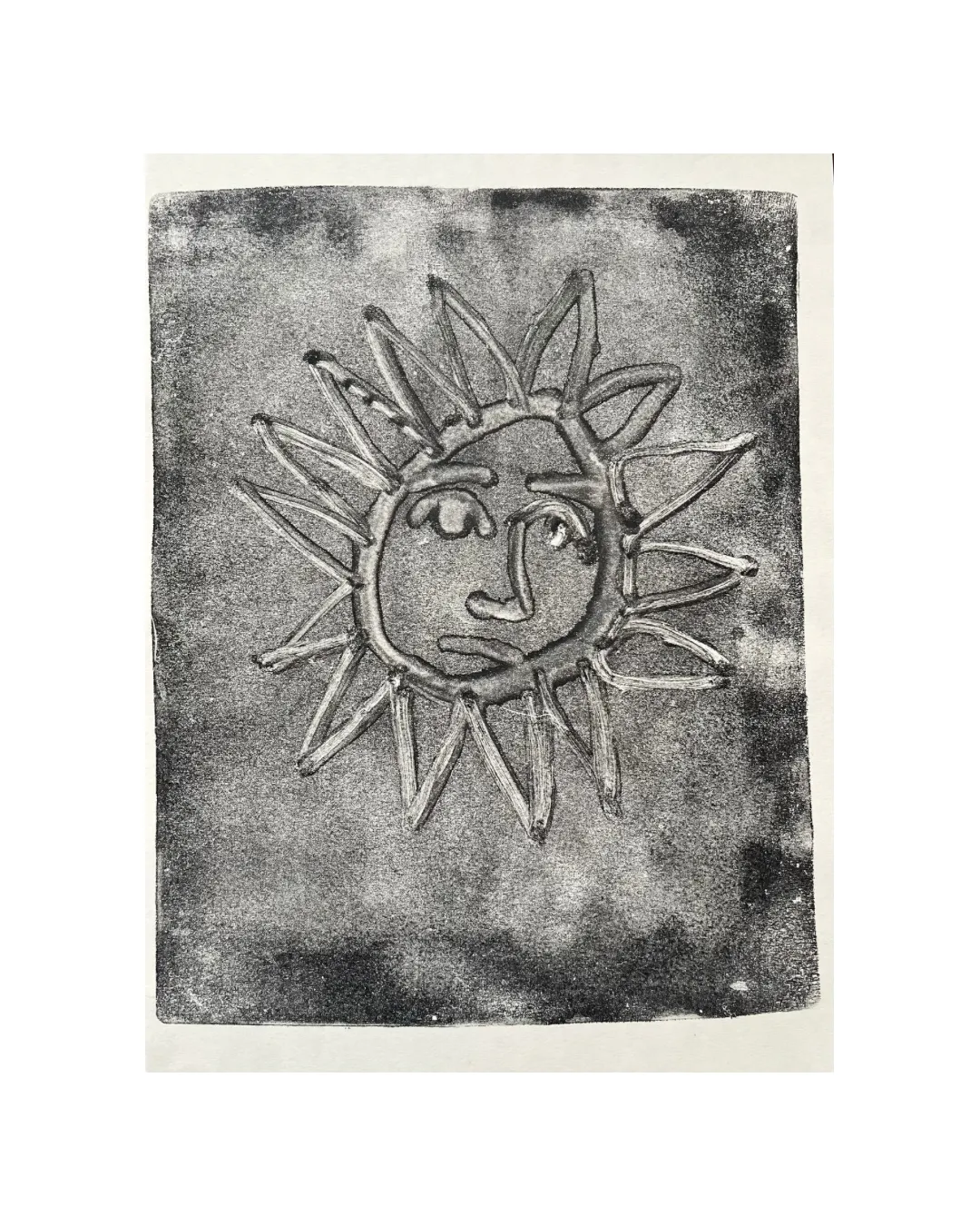 Image of я сонях by Olha Dovhan-Levytska, size: A4, made of monotype, Graphics medium, from Lviv, priced at $50
