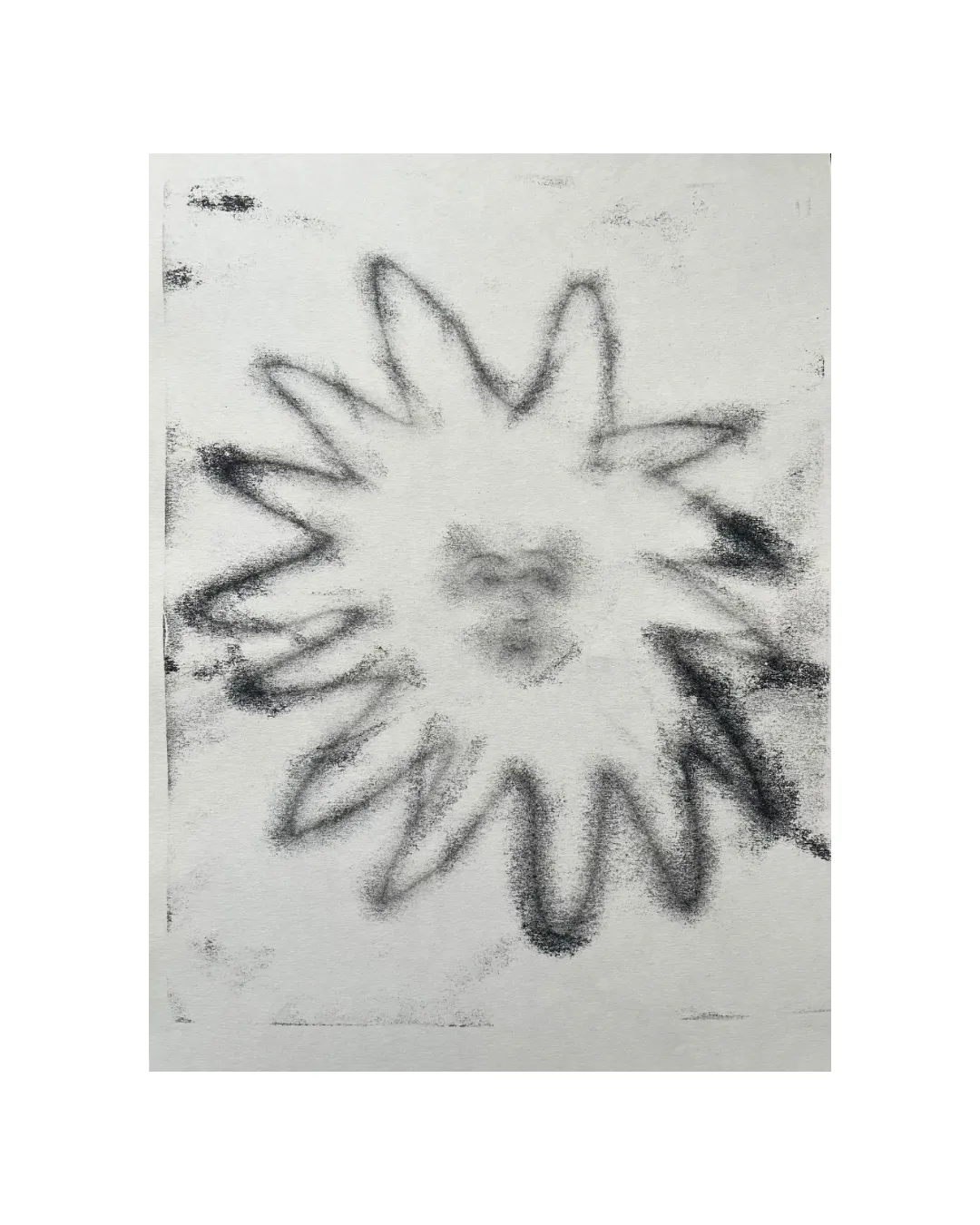 Image of бути соняхом by Olha Dovhan-Levytska, size: A4, made of monotype, Graphics medium, from Lviv, priced at $50